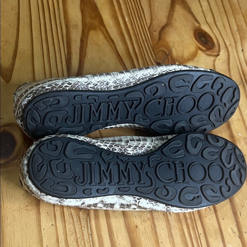 Jimmy Choo Python Leather Round Toe - image 6